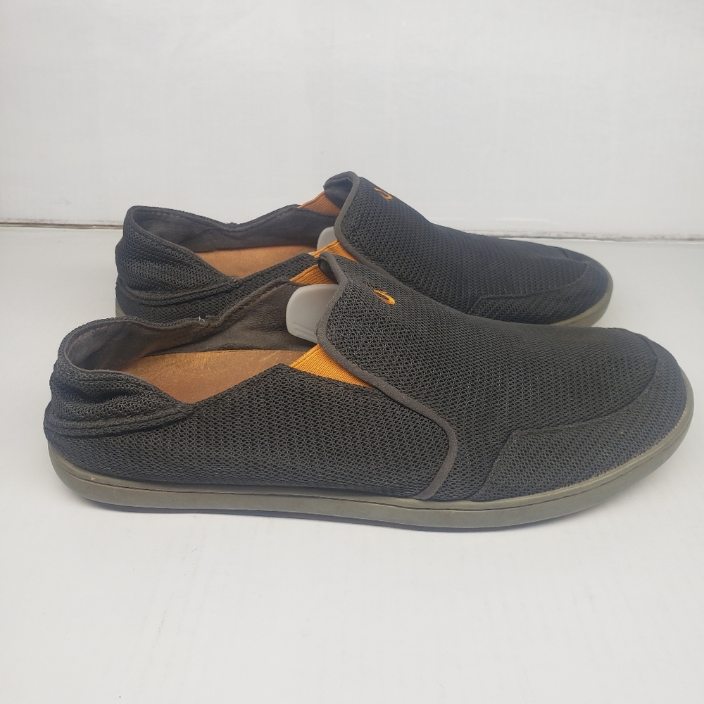 Olukai Nohea Slip On Mens Sneakers Grey Size US 10M 2017 #10188-4242